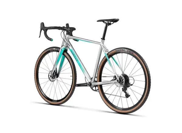 Bombtrack Tension 2 cyclocross bike Glossy Grey / Green