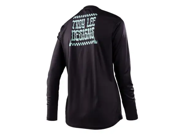 Troy Lee Designs Lilium women's jersey long sleeve Micayla Gatto Black