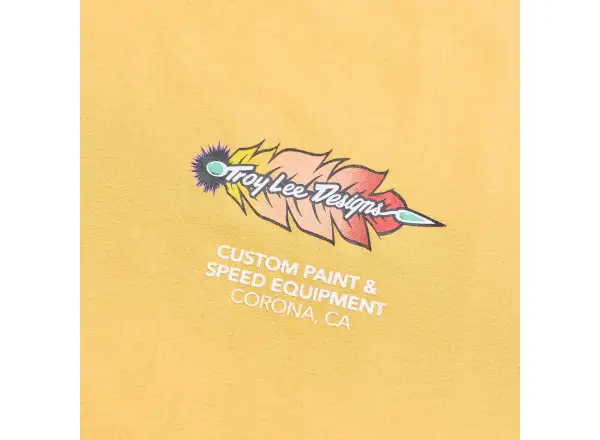 Troy Lee Designs Feather men's T-shirt short sleeve Bleached melon