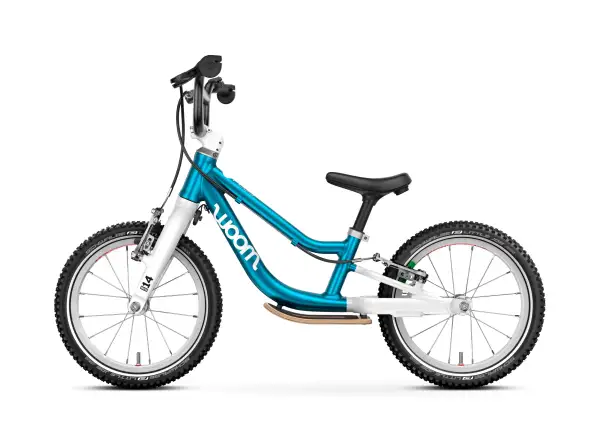Woom GO 1 Plus children's balance bike 14" Metallic Blue