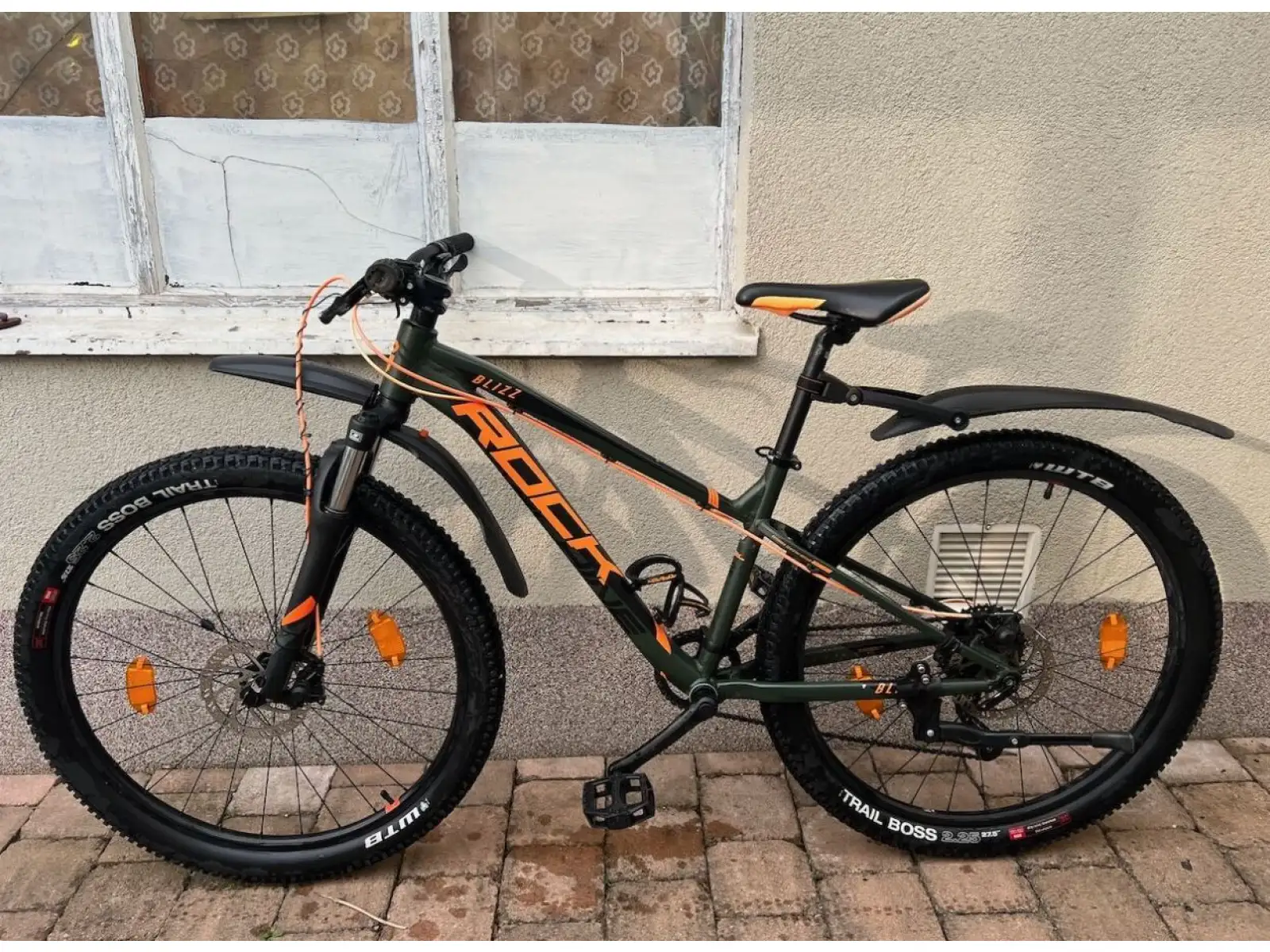 Rock Machine Blizz 24" HD children's mountain bike khaki/orange