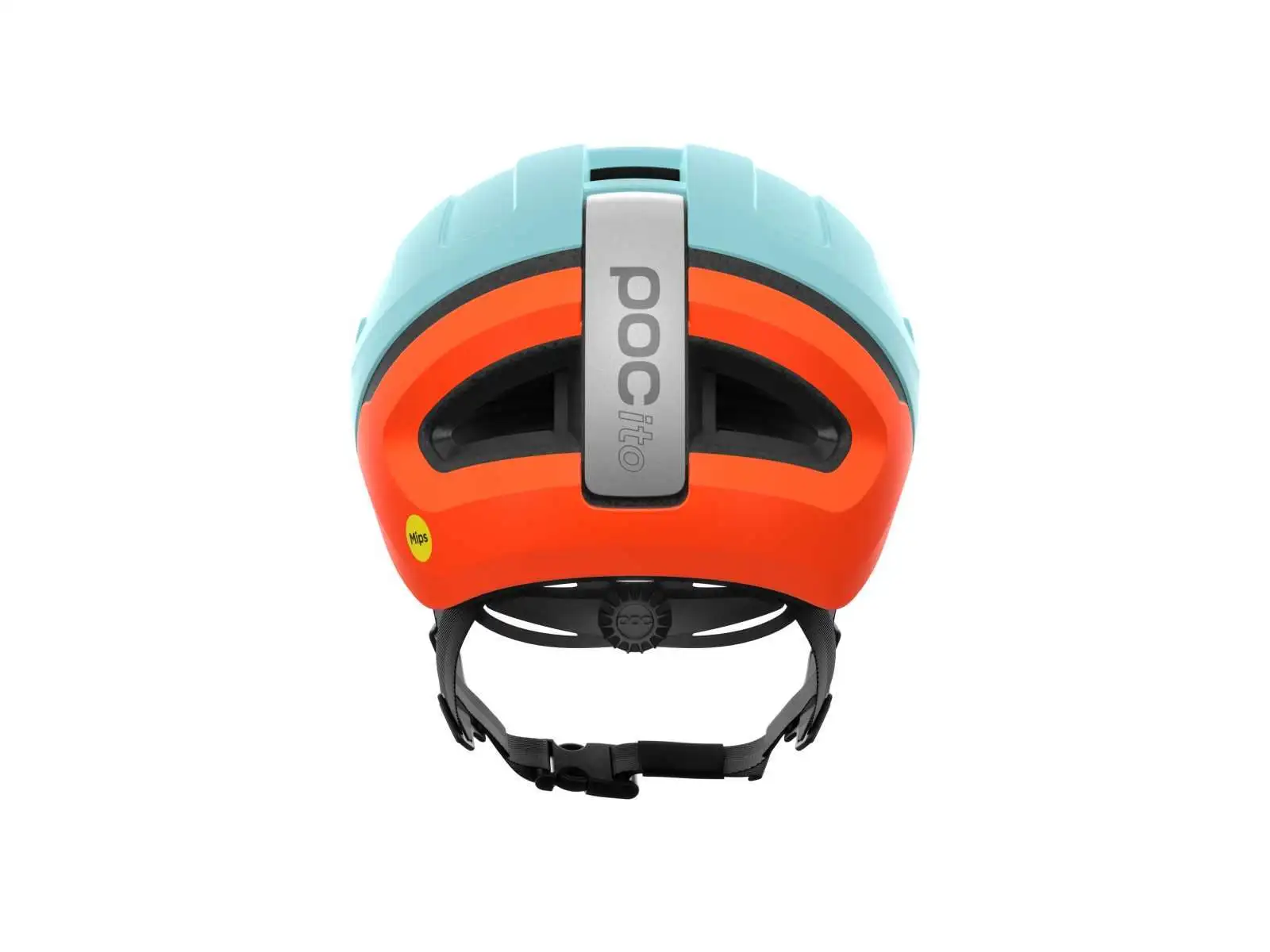 POC POCito Omne MIPS kids helmet Indicolite Blue Matt/Carnelian Orange Matt
