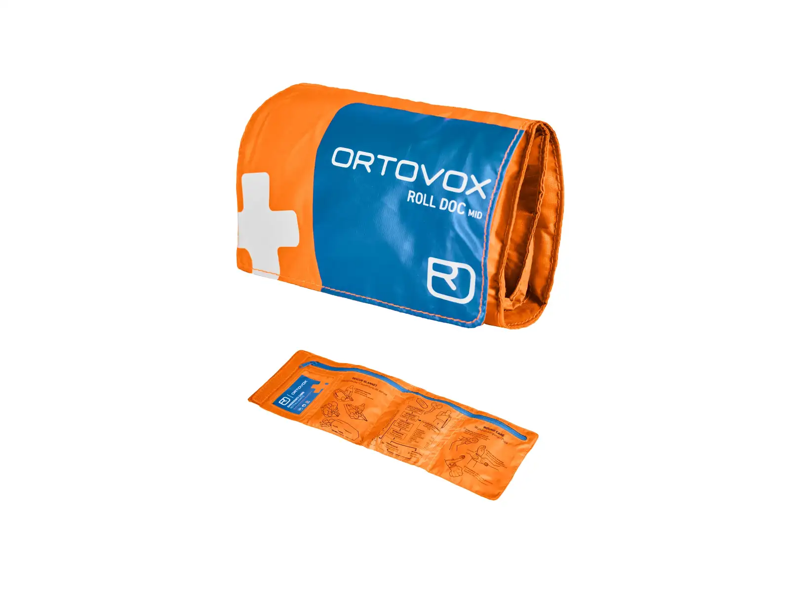 Ortovox First Aid Roll Doc Mid first aid kit Shocking Orange