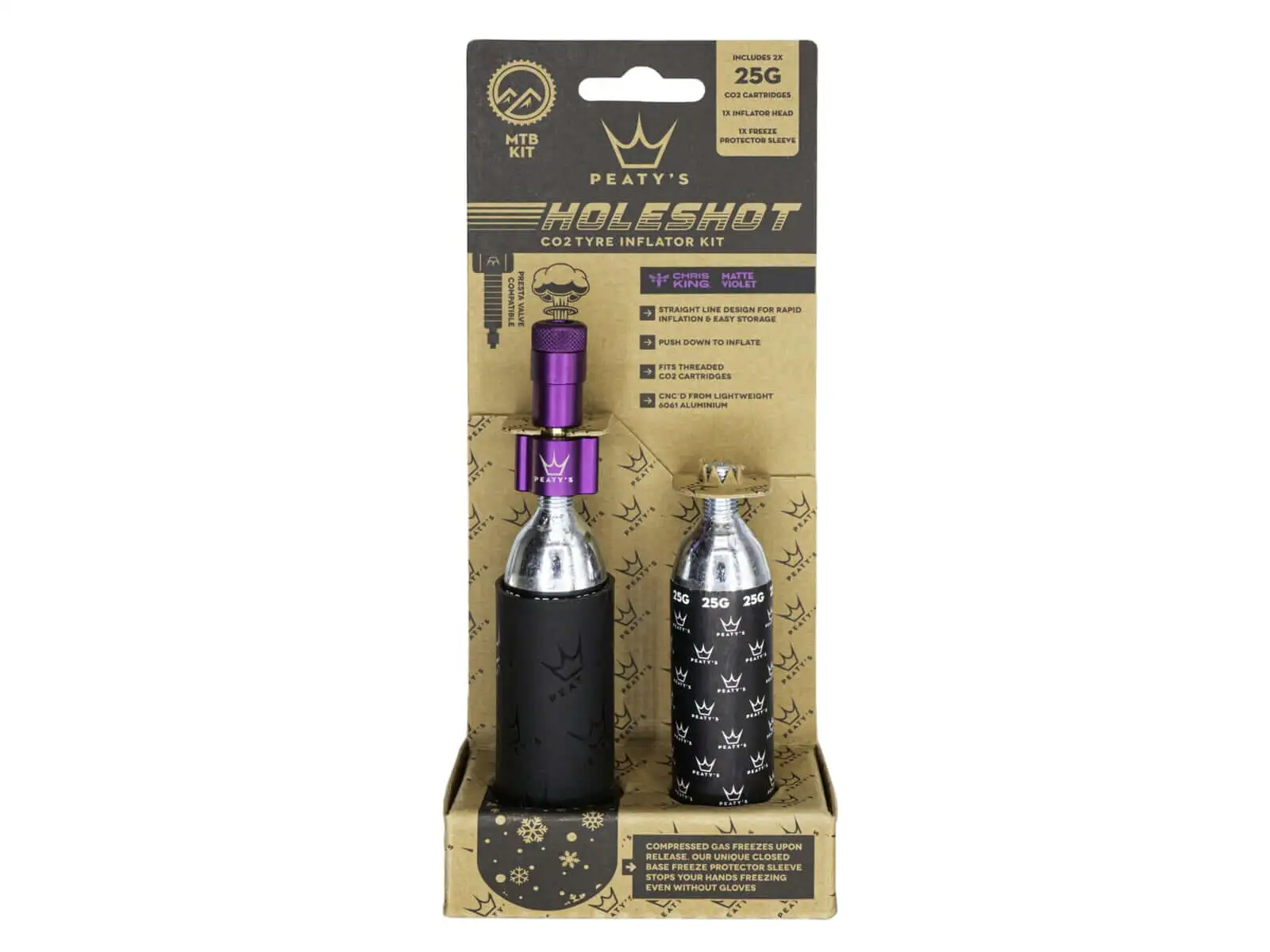 Peatys Holeshot CO2 kit 25 g Violet