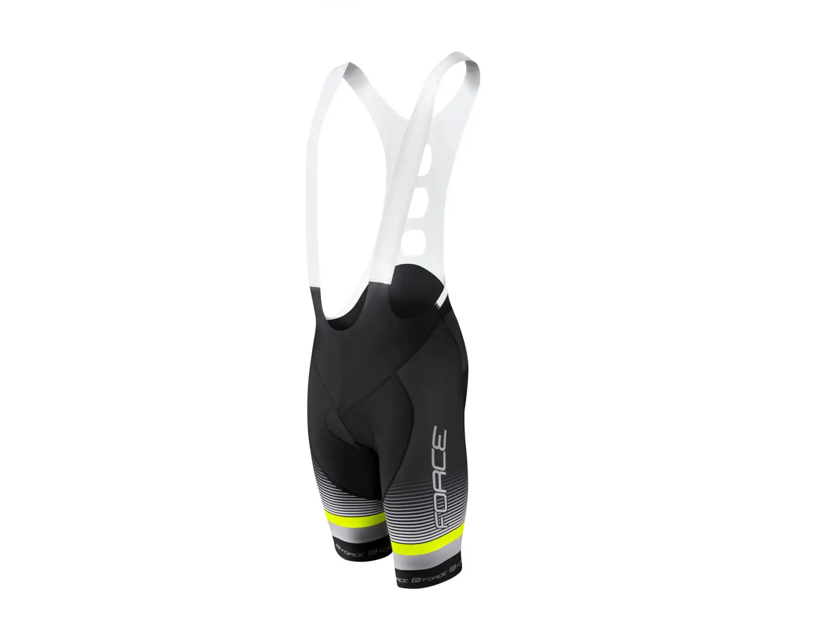 Force Drive men's bib shorts black