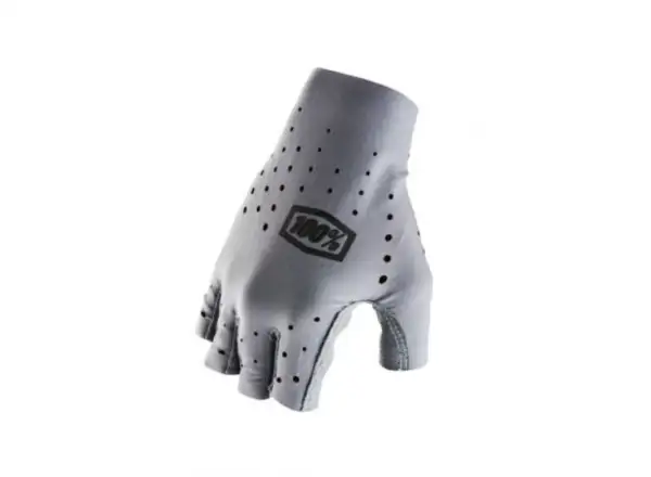 100% Sling Bike Short Gloves Grey