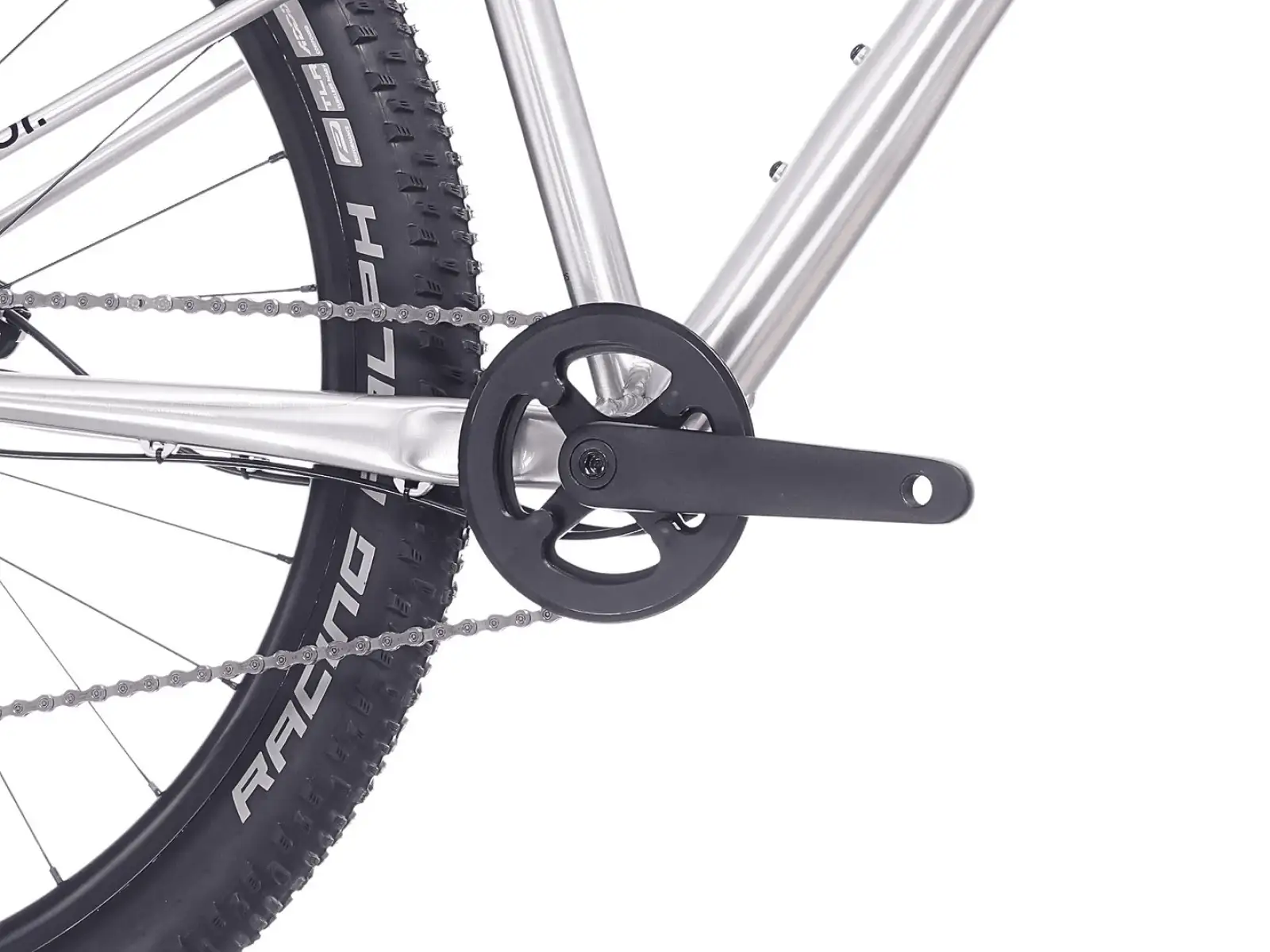 Superior TEAM 27.3 kids bike Gloss Brushed Alu / Rainbow Black