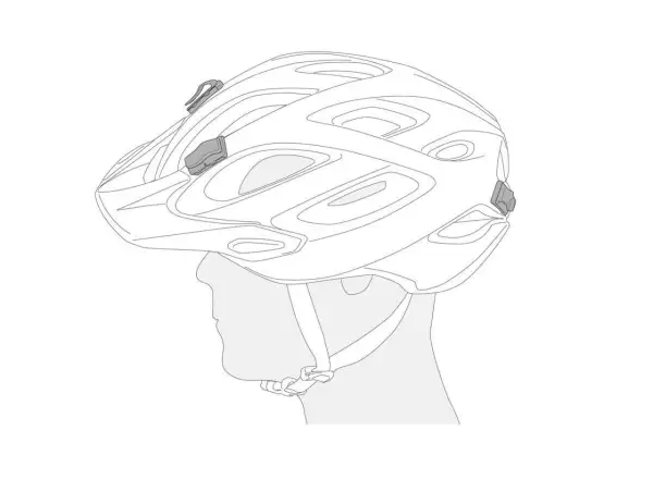 Petzl Uni Adapt adhesive clips for headlamp