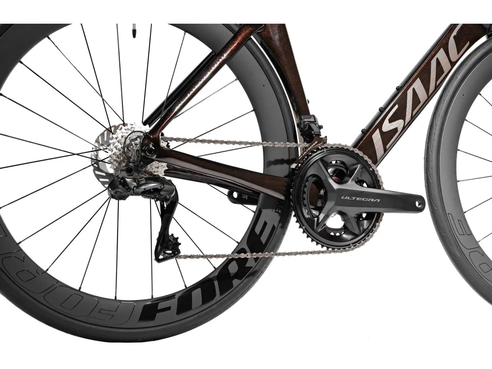 Isaac Meson DuraAce Di2 road bike Ruby Red