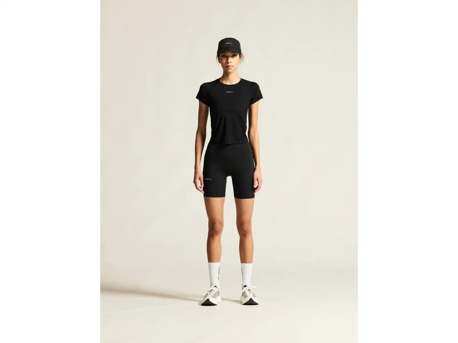Craft Hypervent Cropped women's T-shirt black