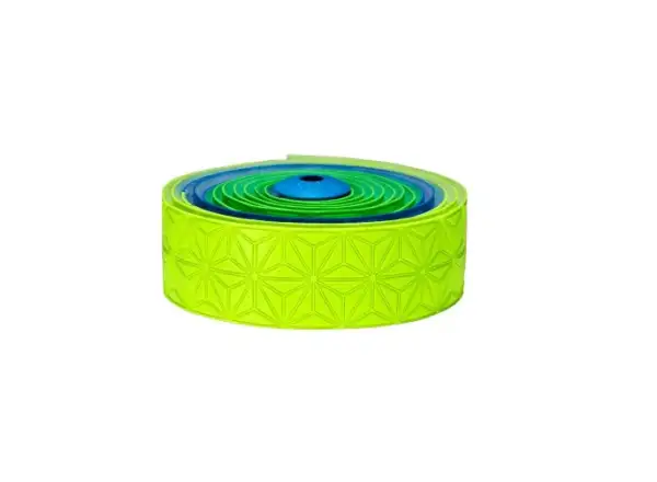 Supacaz Super Sticky Kush TruNeon bar tape Neon Green/Neon Blue/Neon Yellow