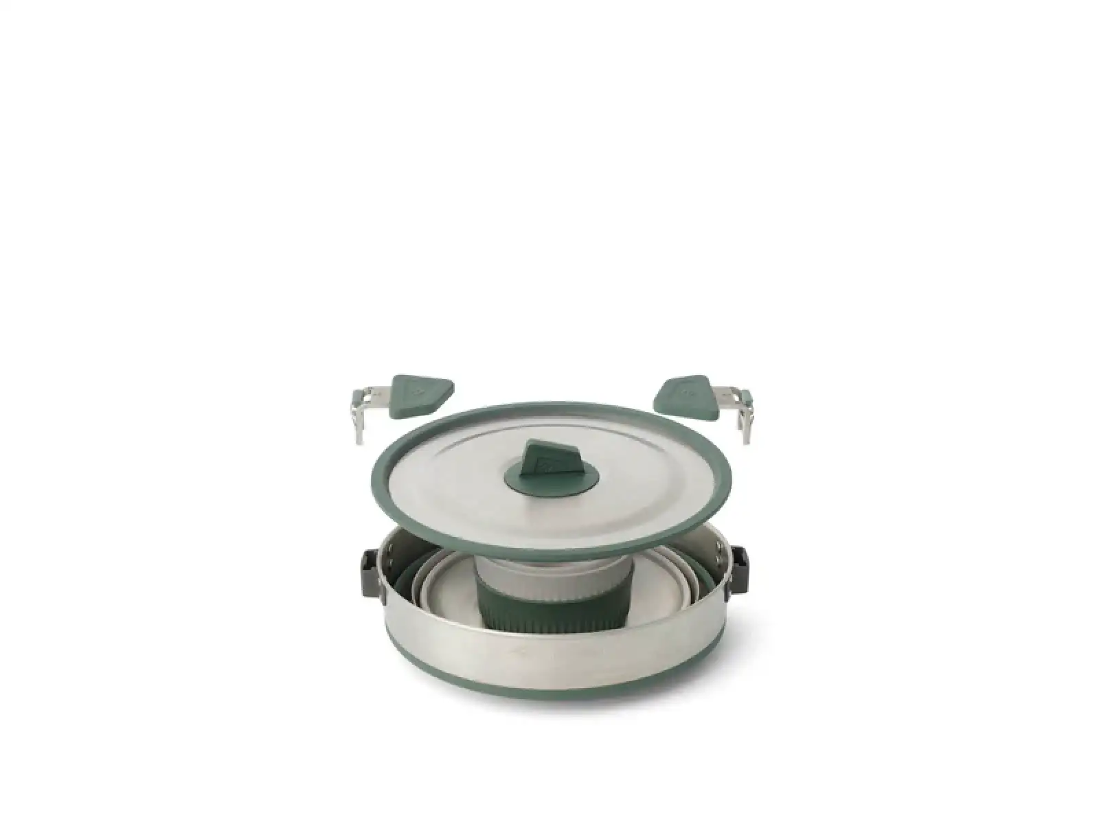 Sea to Summit Detour Stainless Steel Collapsible One Pot Cook Set 3L collapsible pot in a set