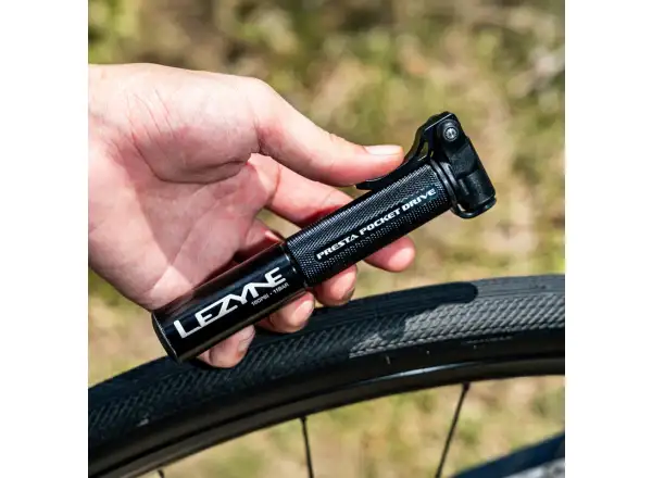 Lezyne Presta Pocket Drive pump Black/Gold