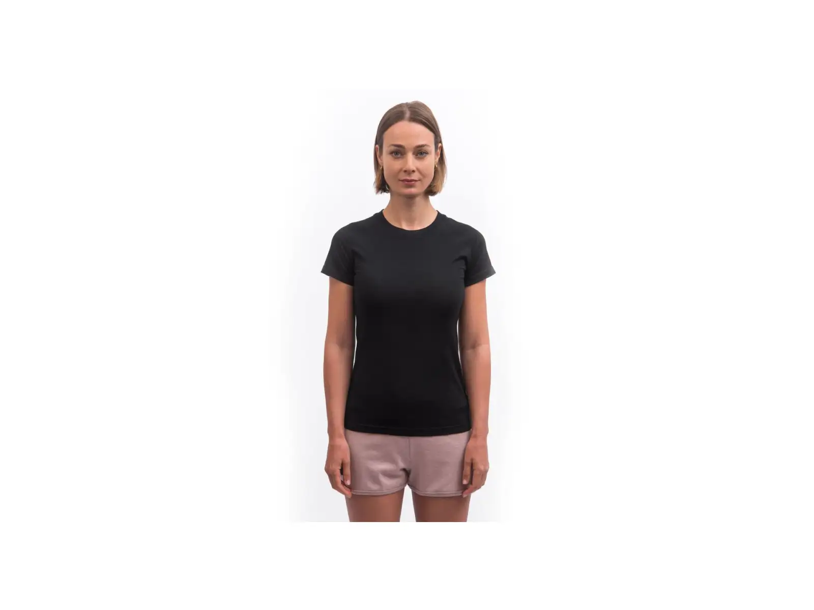 Sensor Merino Active No Logo women's T-shirt short sleeve black