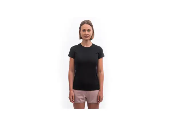 Sensor Merino Active No Logo women's T-shirt short sleeve black