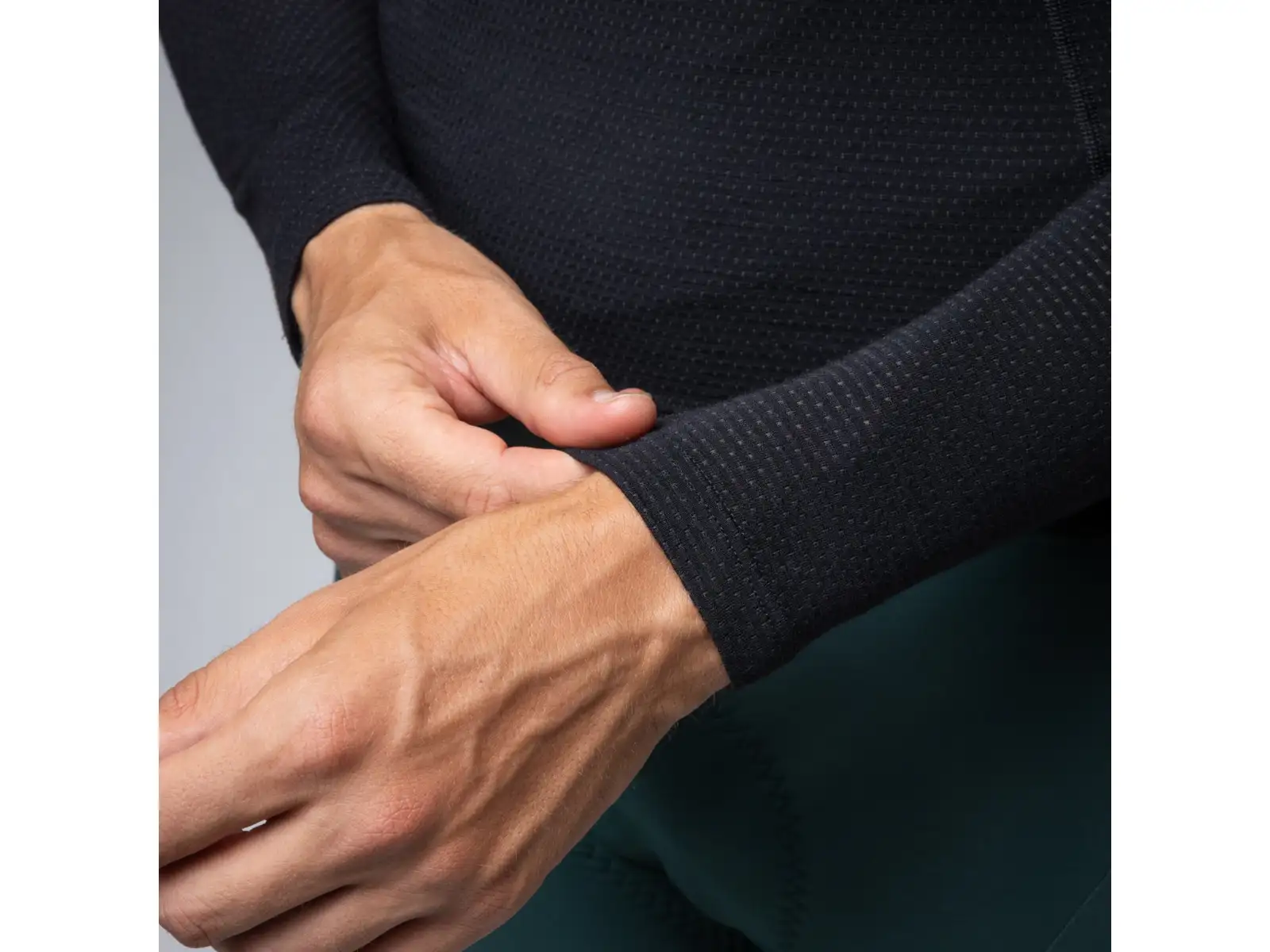 Alé Intimo Merino men's base layer long sleeve Black
