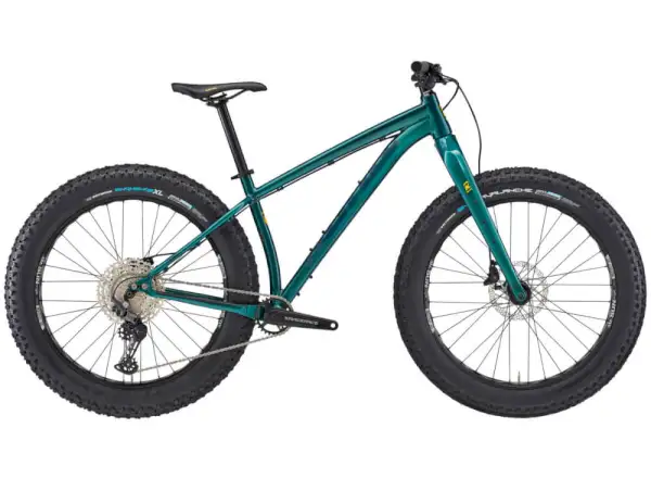 Kona Woo Satin Jeep Green Fat Bike
