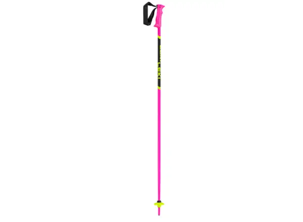 Leki Racing Kids children's alpine poles Neon Pink/Black/Neon Yellow