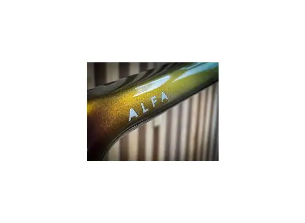 Allied Cycle Works Alfa Disc road frameset Harlequin Magenta to gold