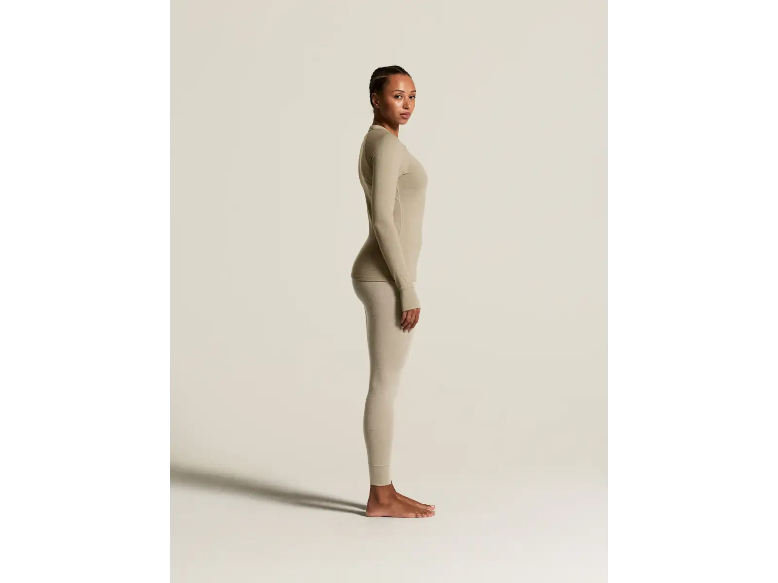 CRAFT Wool Comfort women's long underwear beige