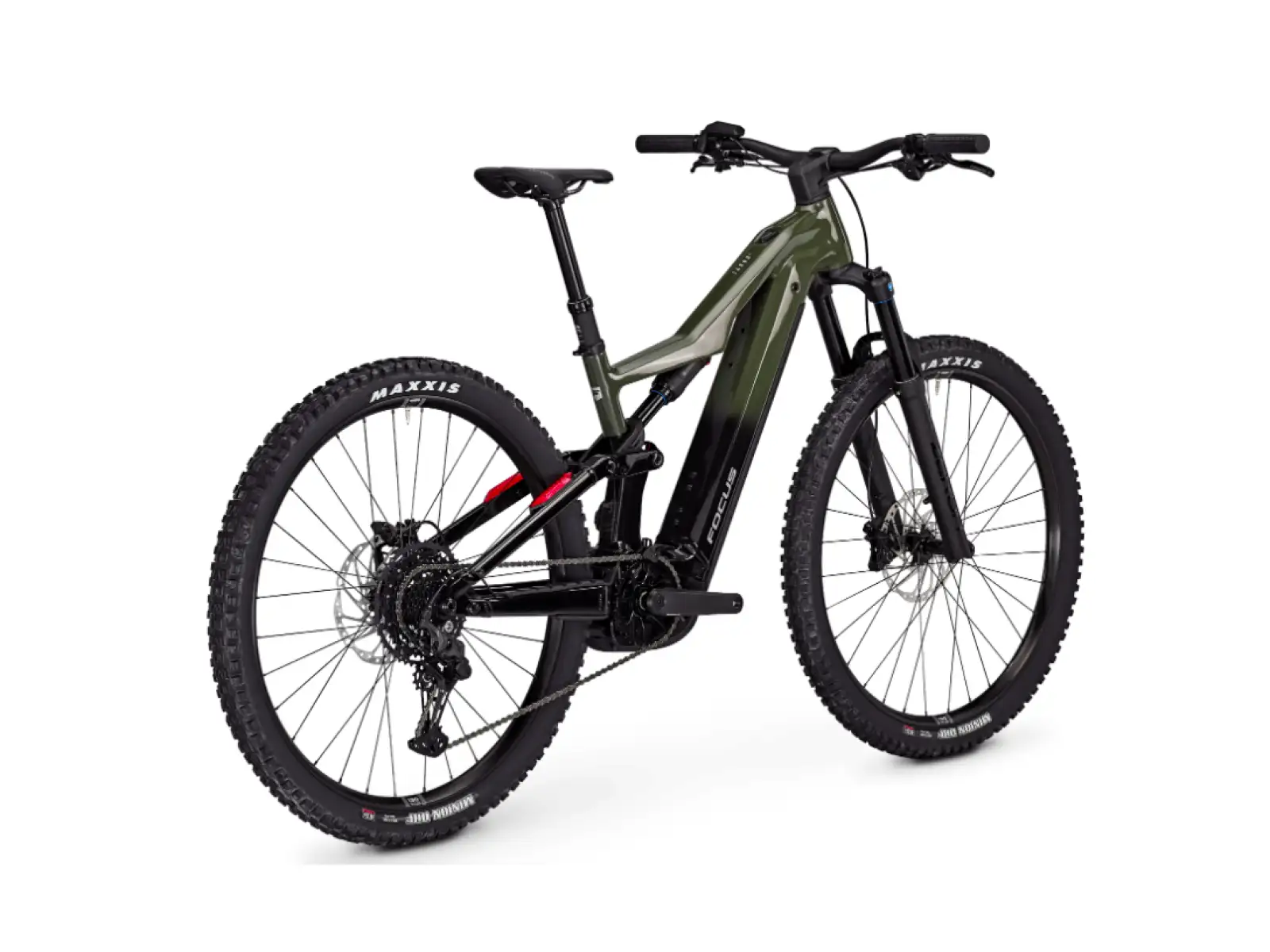 Focus Thron2 6.7 full-suspension e-bike 600 Wh Urbangreen / Magicblack