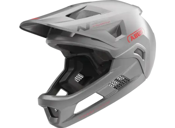 Abus YouDrop FF kids helmet Ti Silver