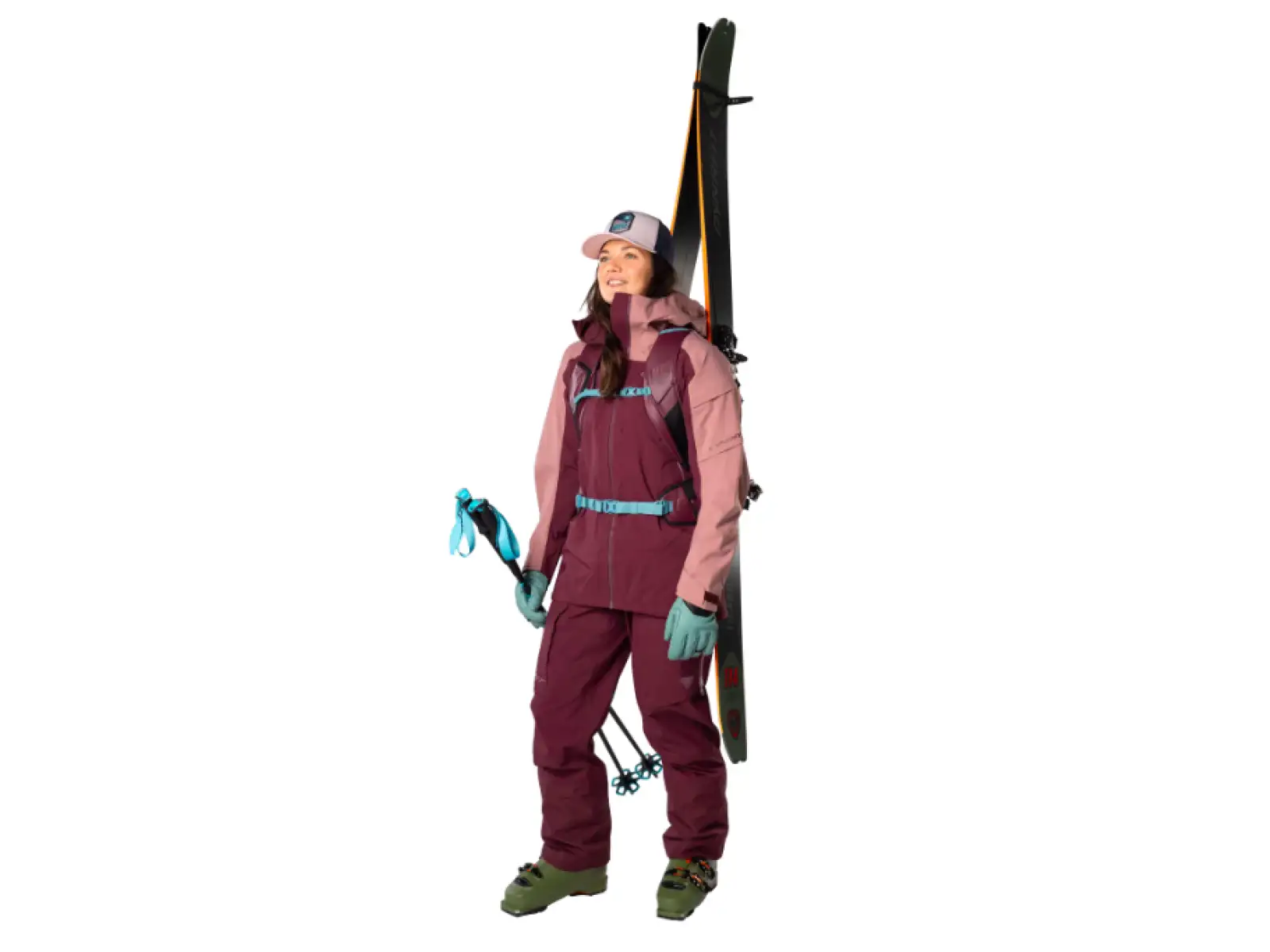 Dynafit Tigard Gore-Tex women's pants Burgundy