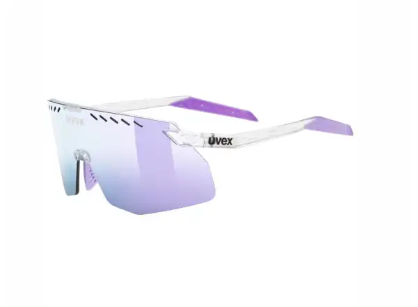Uvex Pace Stage S cycling glasses Cler/Mirror Pink