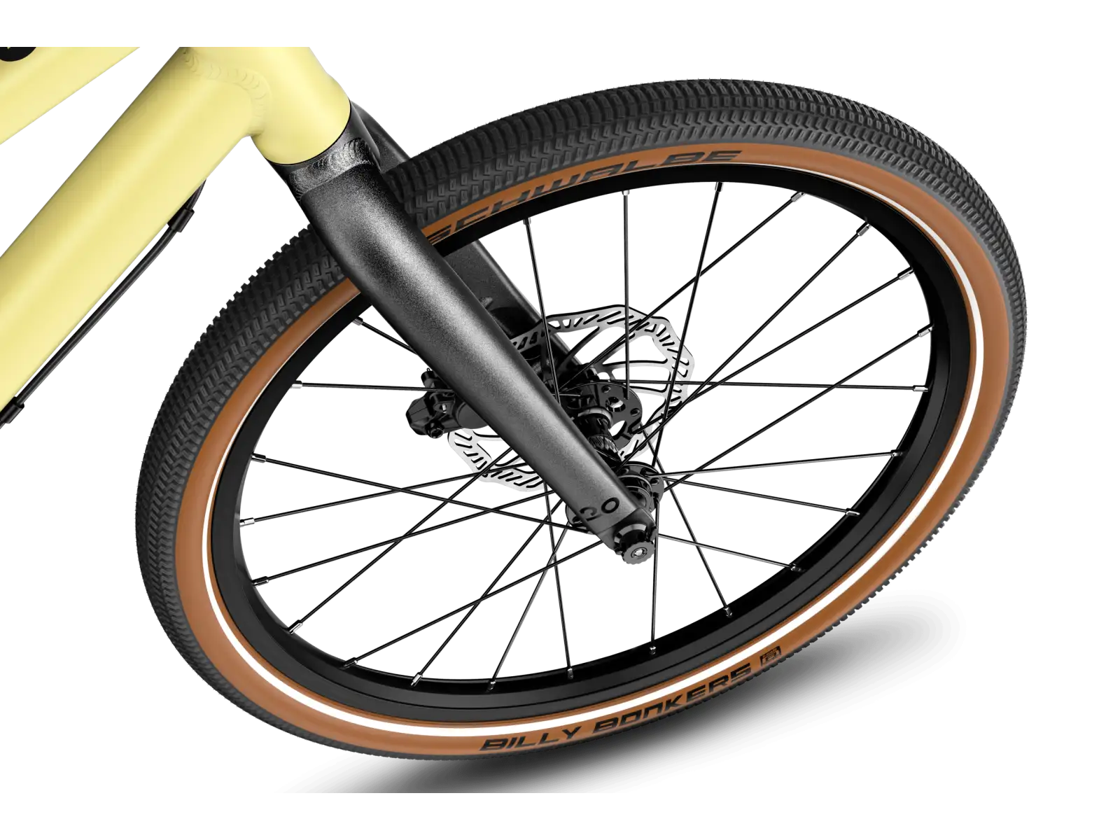 Woom 4 EXPLORE children's bike mellow yellow
