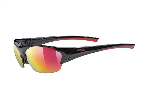Uvex Blaze III glasses black/red