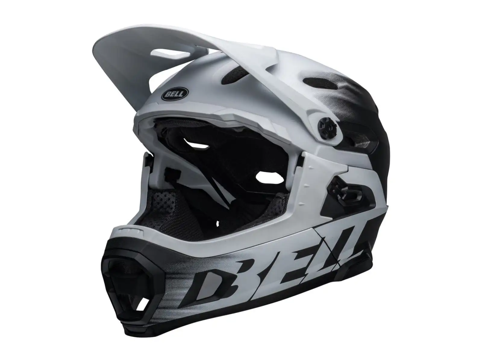 Bell Super DH Spherical helmet Mat Black/White