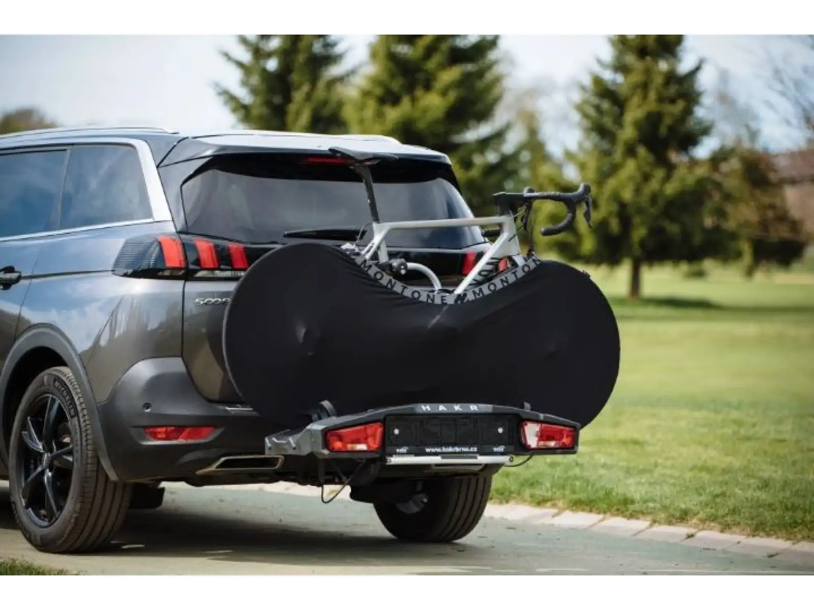 Montone bike mKayak PRO 2.0 cover for bike for indoor and outdoor use grey