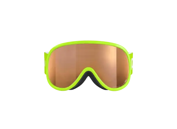 POC POCito Retina kids ski goggles Fluorescent Yellow/Green/Partly Sunny Light Orange