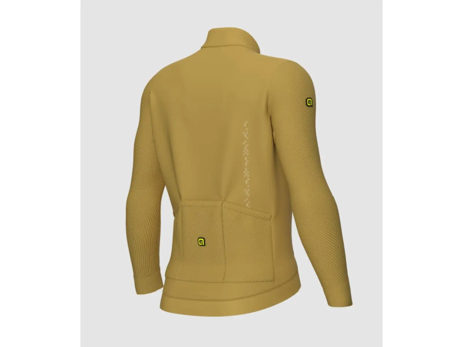 Alé PR-E Follow Me 2.0 men's insulated jersey long sleeve Kashmir Yellow