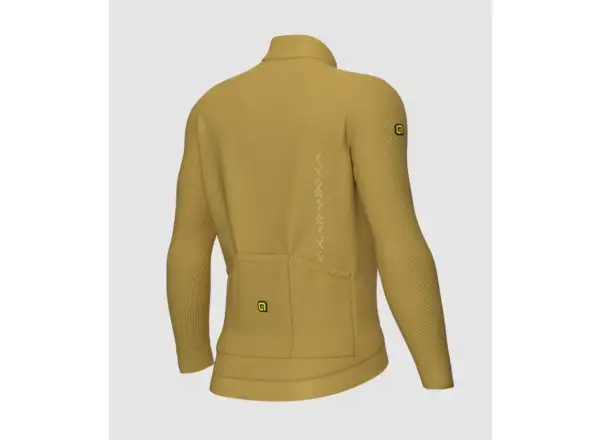 Alé PR-E Follow Me 2.0 men's insulated jersey long sleeve Kashmir Yellow
