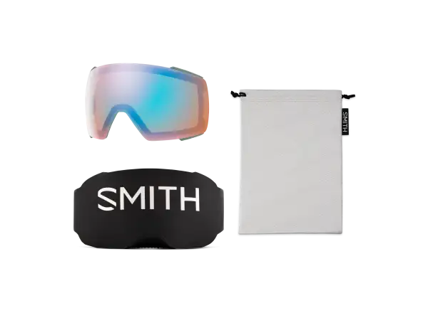 Smith IO MAG brýle Black 2skla CP ED RoseGold M/CP St Blue Sens M