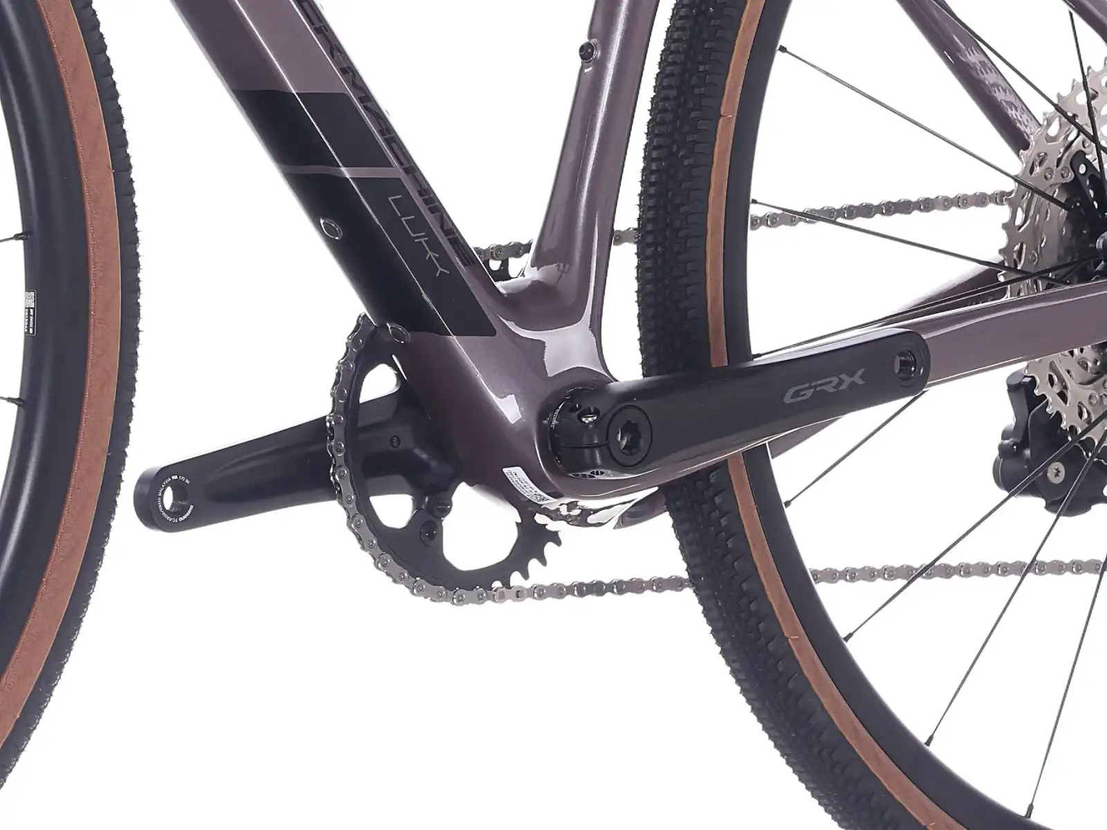 Rock Machine Lukk Cr 70 gravel bike Gloss Purple Garnet
