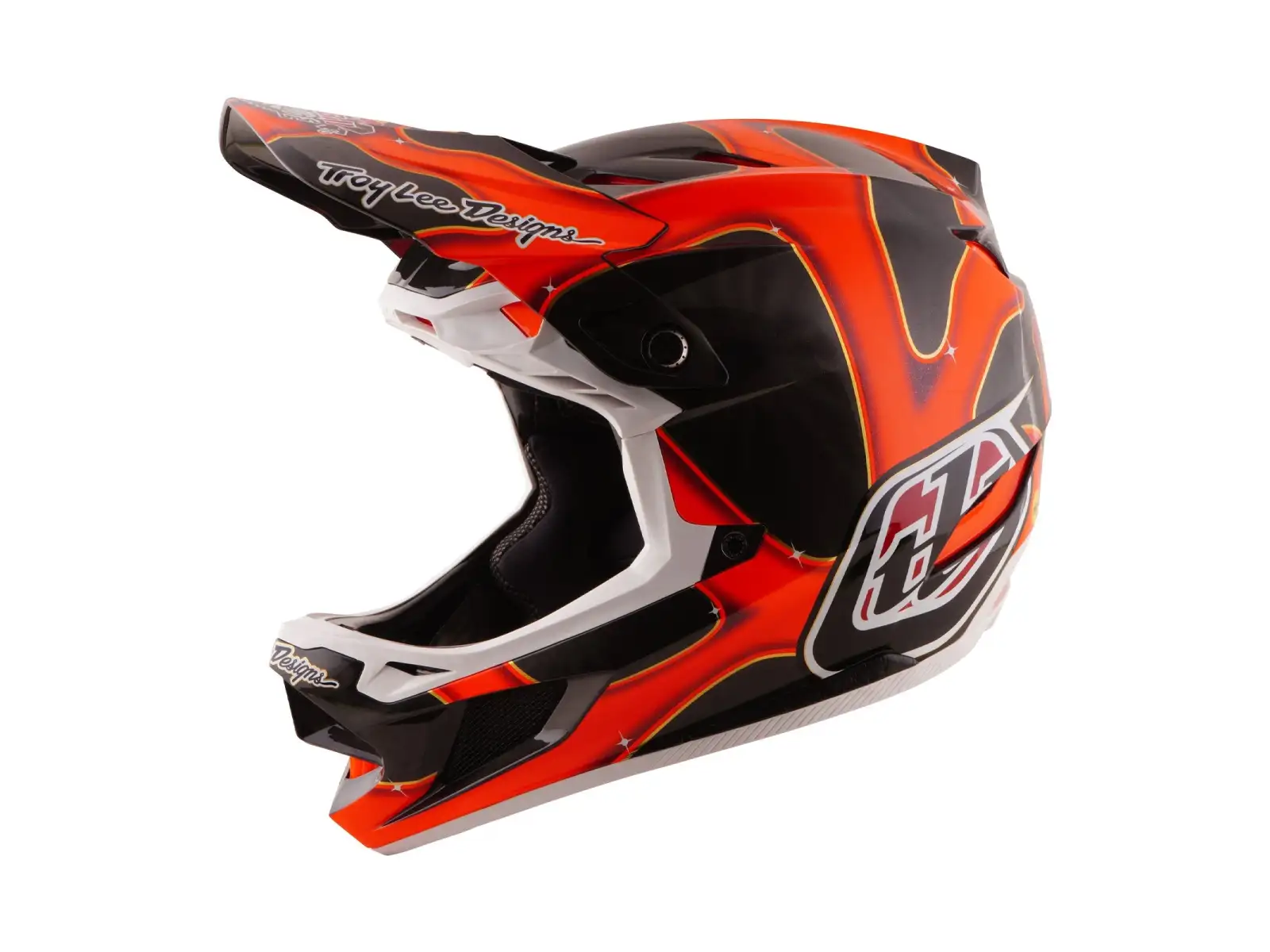 Troy Lee Designs D4 Carbon Red Bull Rampage helmet Dreamland Black