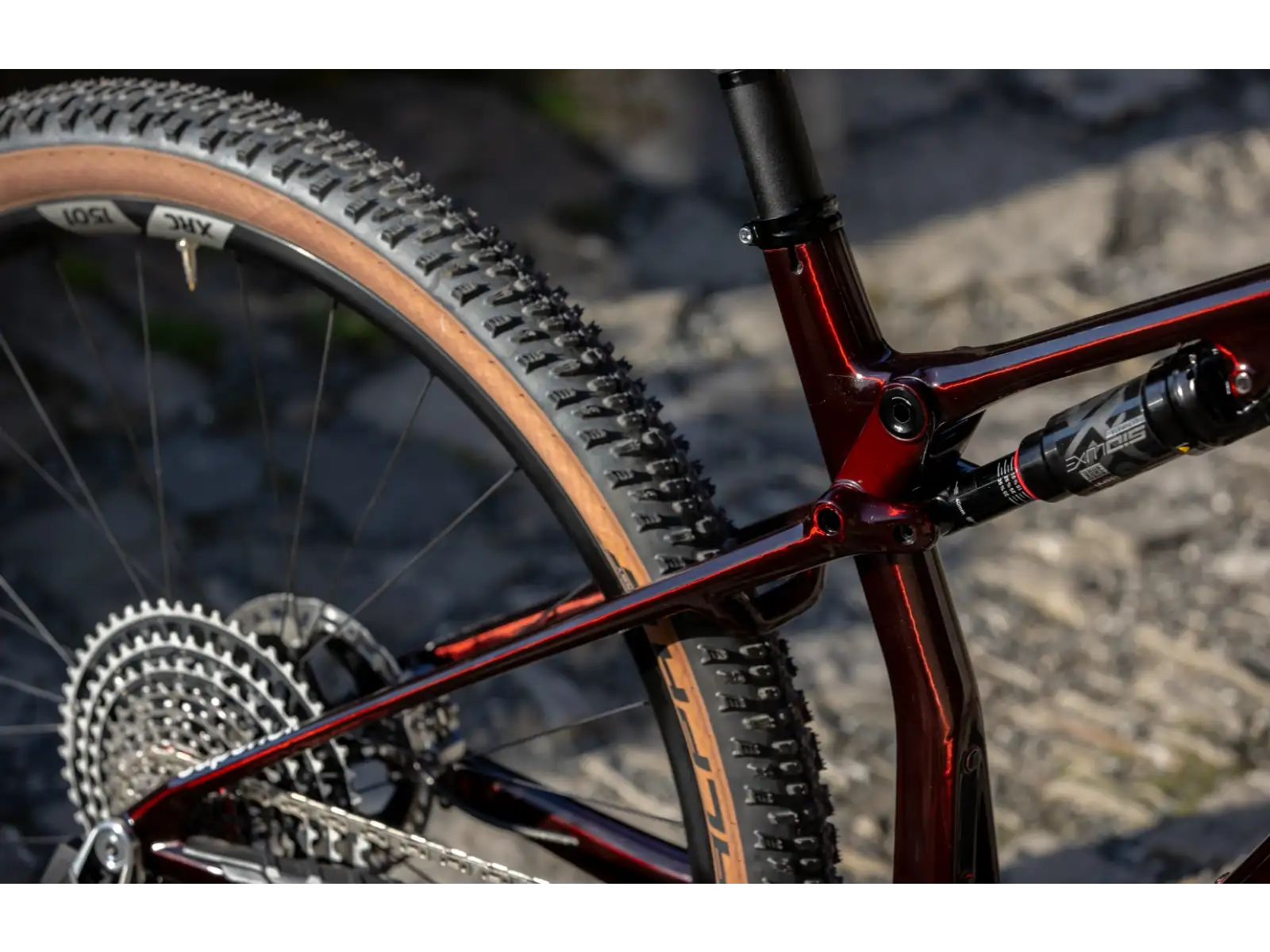 Superior XF 9.9 Team mountain bike Gloss Red Carbon / Black
