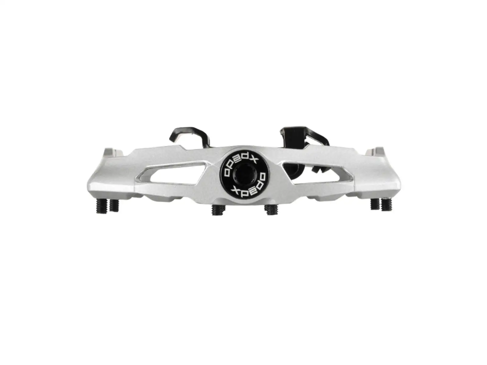 X-pedo Ambix single-sided clipless pedals silver