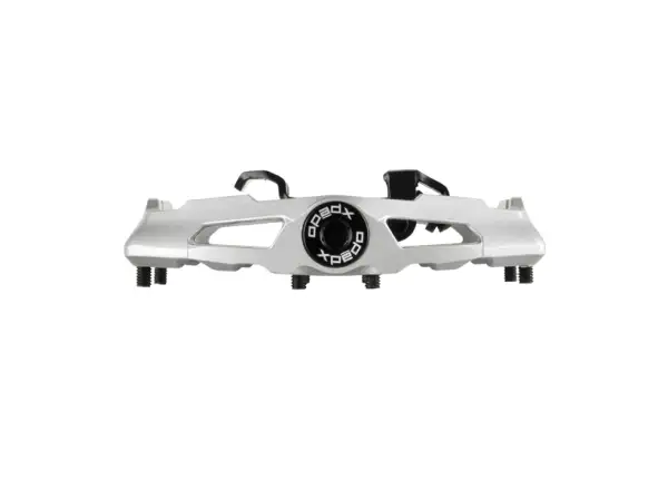 X-pedo Ambix single-sided clipless pedals silver