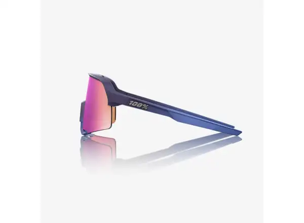 100% S3 sunglasses Satin Storm Metallic/Purple Mirror