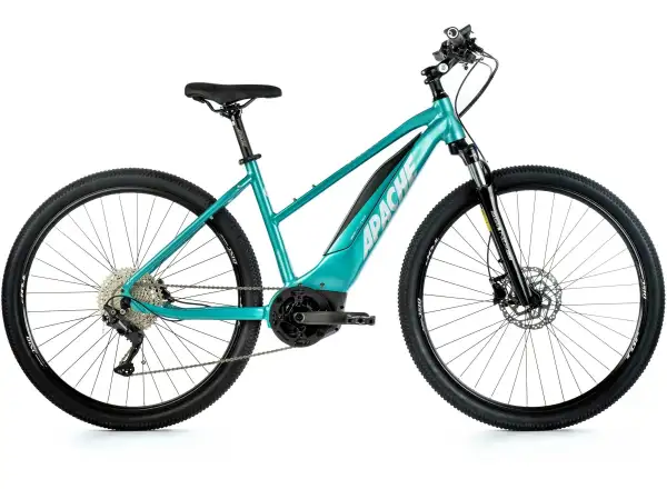 Apache Matta 1 Bosch MTB women's cross e-bike turquoise