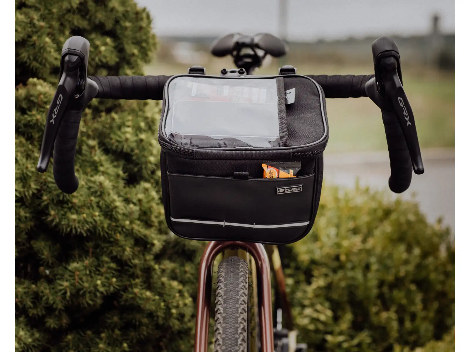 Force Cube handlebar bag 4 l black