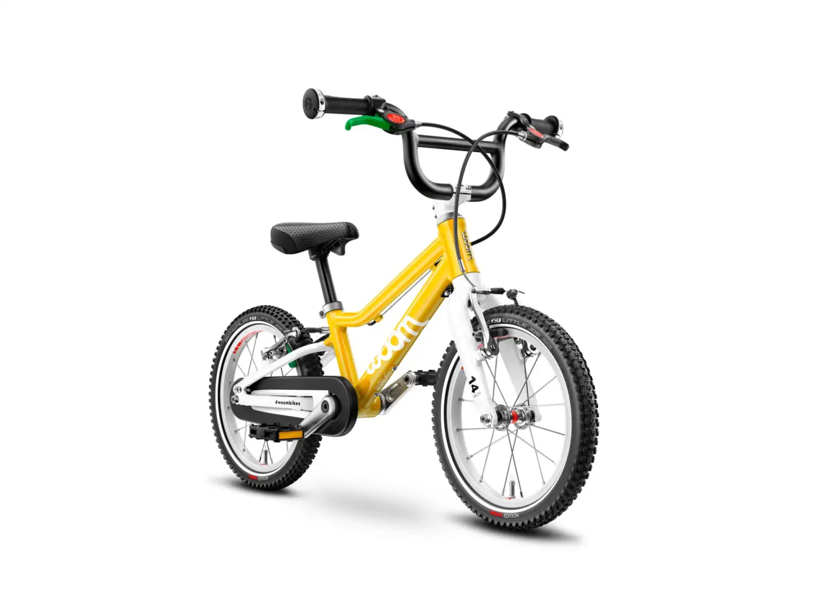Woom 2 Yellow 14 children's bike
