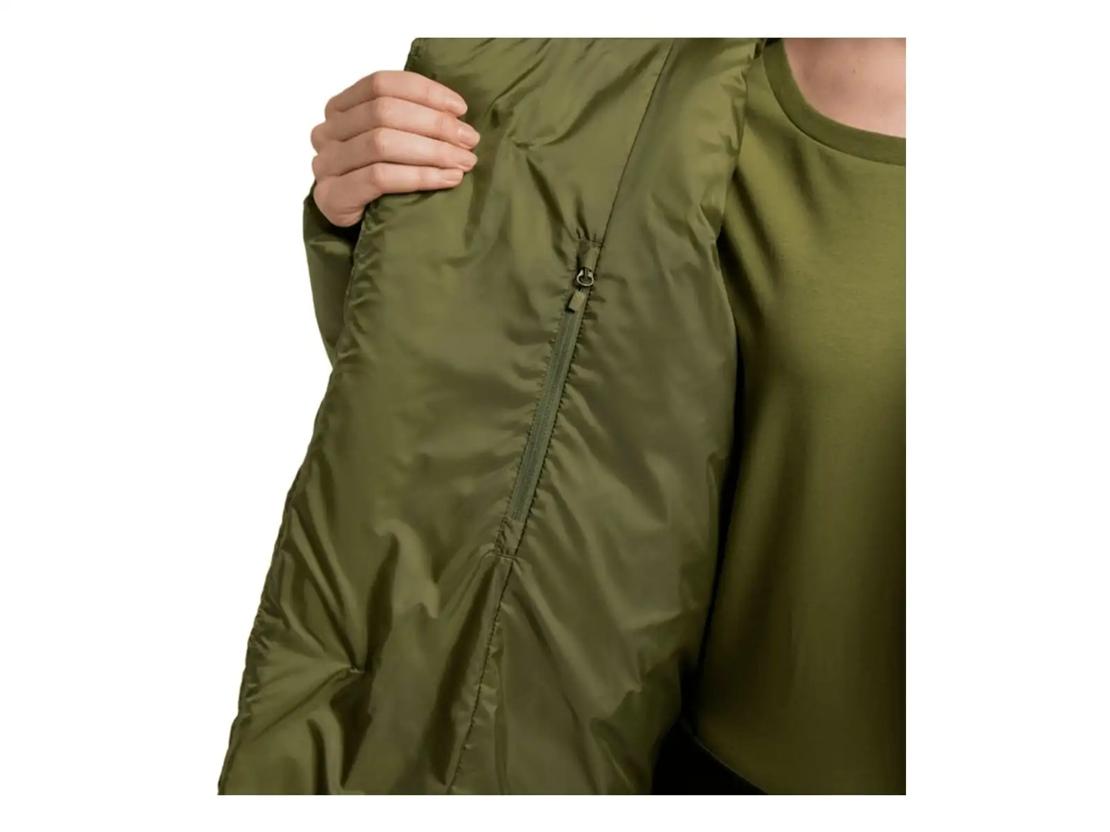 Haglöfs Long Down women's down coat green