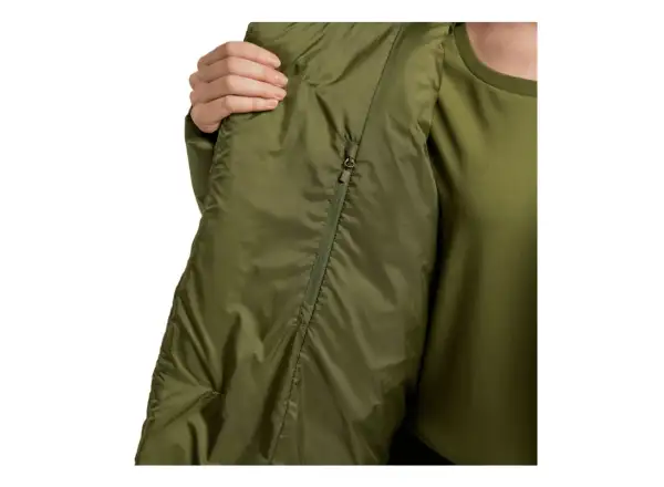 Haglöfs Long Down women's down coat green