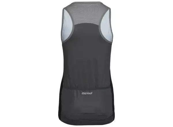 Silvini Escolca women's sleeveless jersey Black/Charcoal