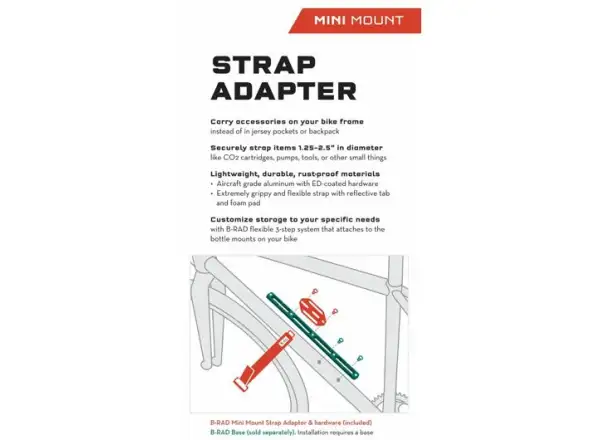 Wolf Tooth adapter B-RAD Mini Strap/Accessory Mount