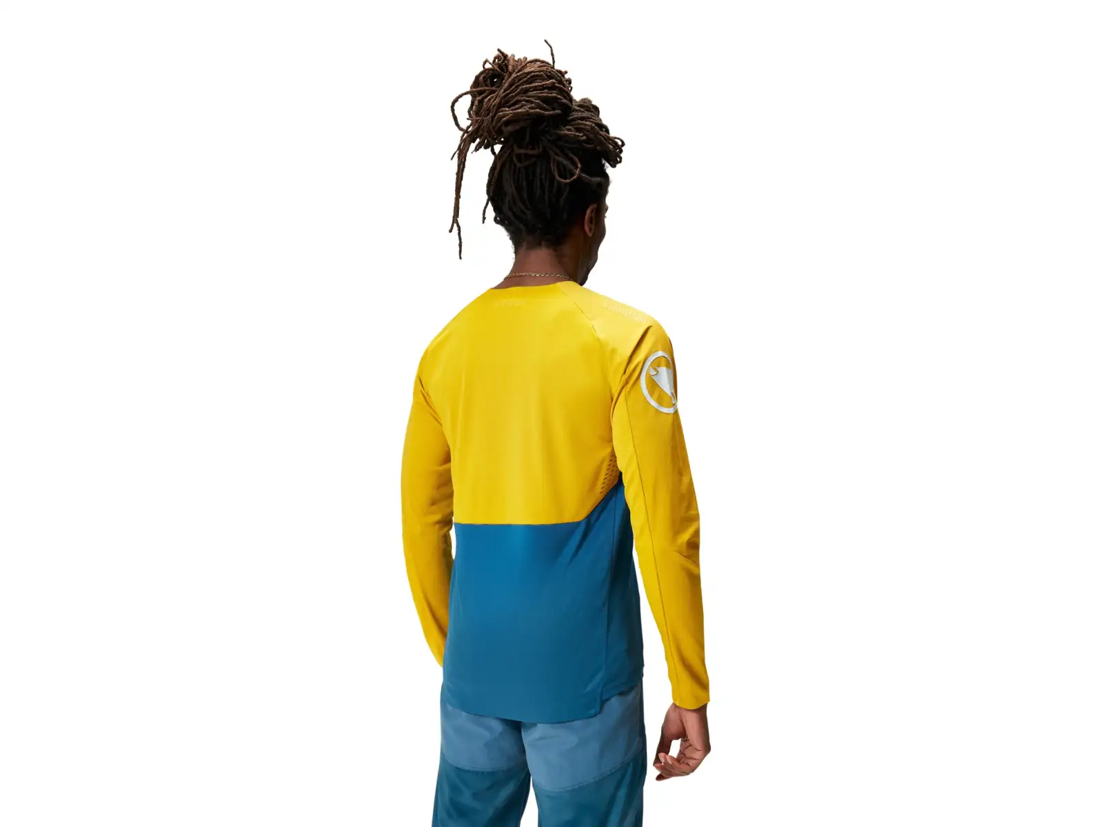 Endura MT500 Burner men's long sleeve jersey Blue Steel
